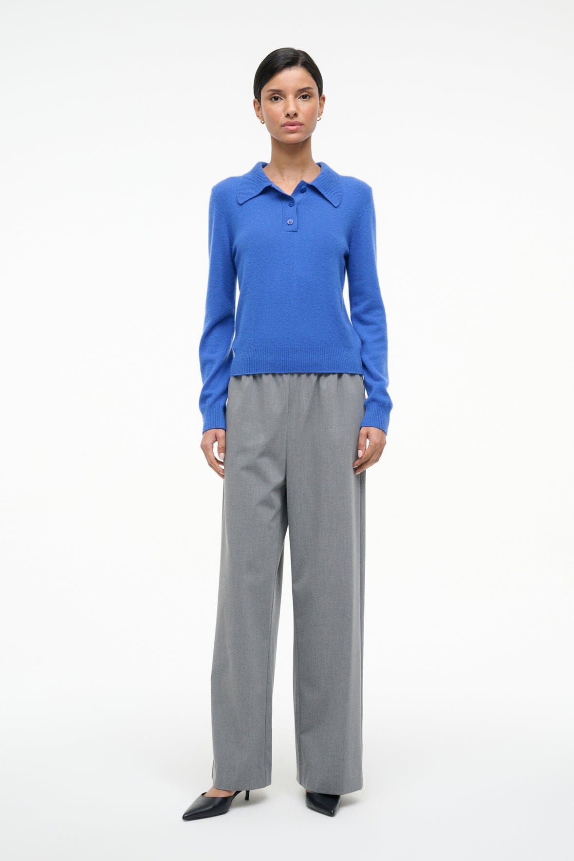 GEMMA CASHMERE SWEATER | SAPPHIRE